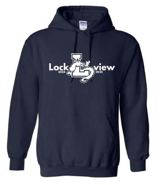 Navy Blue Hoodie with 2025 - 2026 Lockview